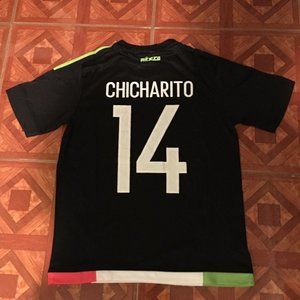 Vintage Chicharito Mexico Shorts and jersey adult